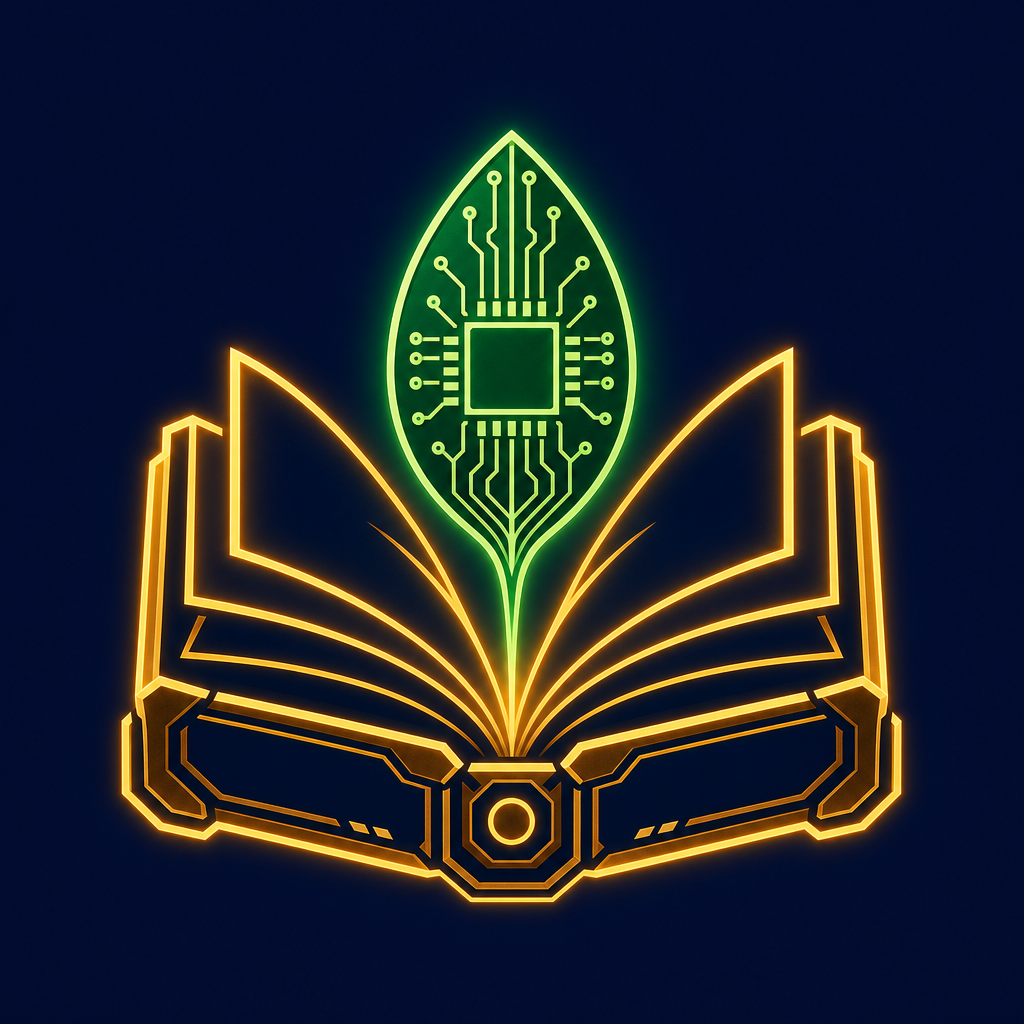 Gaia Synch — livro com semente-chip
